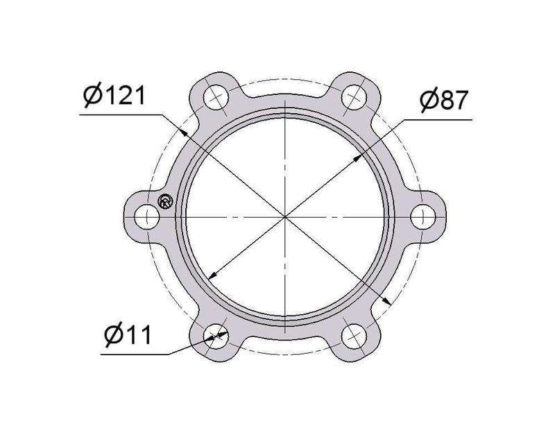 Комплект прокладок турбіни DAF 12.5D, 1609989, 1377427, 1357830 – фото