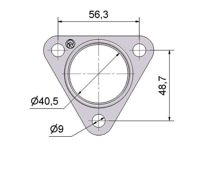 Комплект прокладок турбины Opel 2.0D № 2505197 Комплект прокладок турбины Opel 2.0D № 2505197