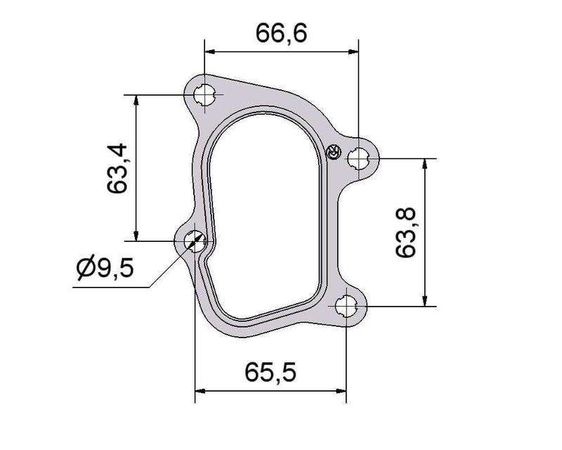 Комплект прокладок турбины Opel 2.0D № 2505197 Комплект прокладок турбины Opel 2.0D № 2505197