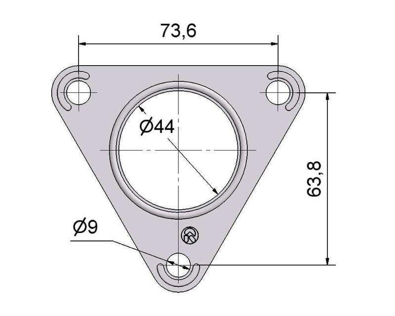Комплект прокладок турбины Mercedes 2.3D № 2505210