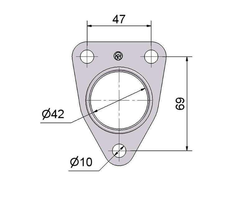 Комплект прокладок турбины Renault 2.2D, 2090-505-225, 718089-1, 718089-2, 718089-3, 718089-4, 718089-5, 71808 № 2505225