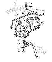 Турбина 465555-0003 (BMW 325 tds (E36) 143 HP) 11652244116, 11652246664, 11652244349, 11652246475