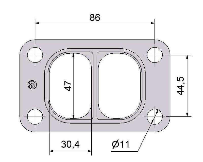 Комплект прокладок турбины	313133, 313191, 3580566 Liebherr 5.6D № 2505147