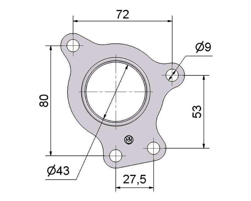 Комплект турбіни Renault 2.2D, 2090-505-225, 718089-1, 718089-2, 718089-3, 718089-4, 718089-5, 71808 № 2505225 – фото