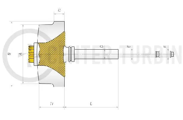 Ротор турбины 316037, 315198, 315979,  316612, 314584 Фото №1