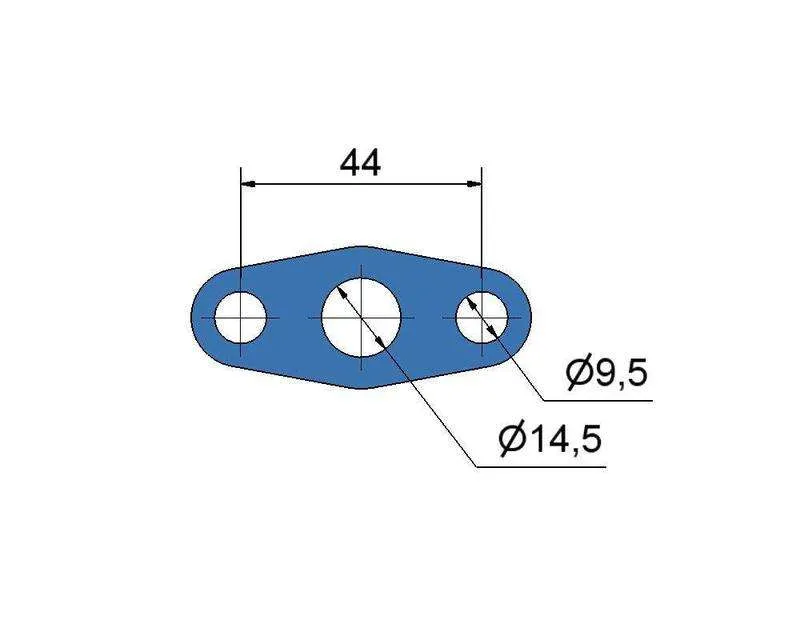 Комплект прокладок турбины Nissan 2.7D 144117F400, 14411-7F400 452162-1, 452162-2, 452162-3, 452162-4, 452162 № 2505200 Фото №4